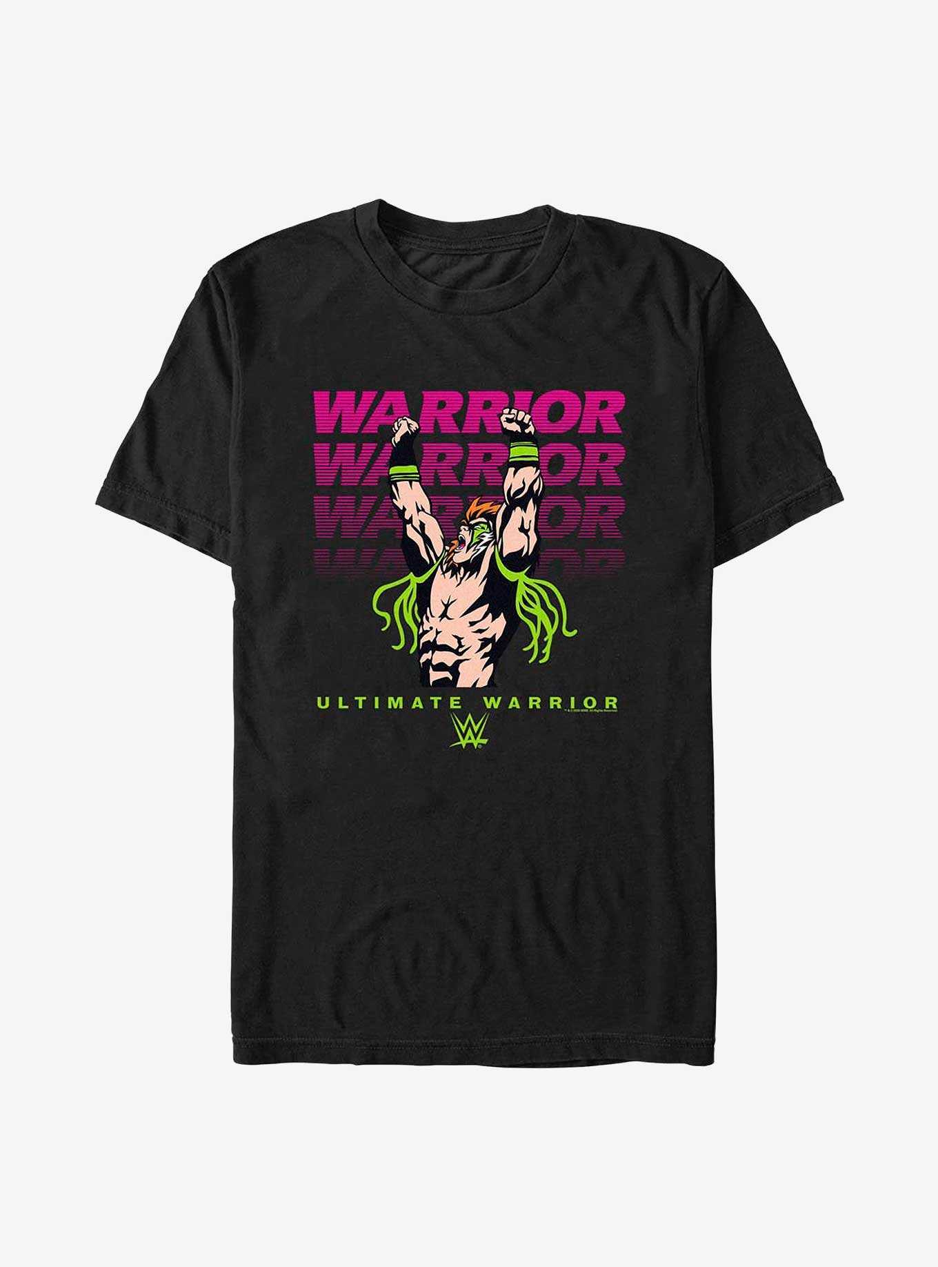 WWE Ultimate Warrior Name Stack T-Shirt, , hi-res