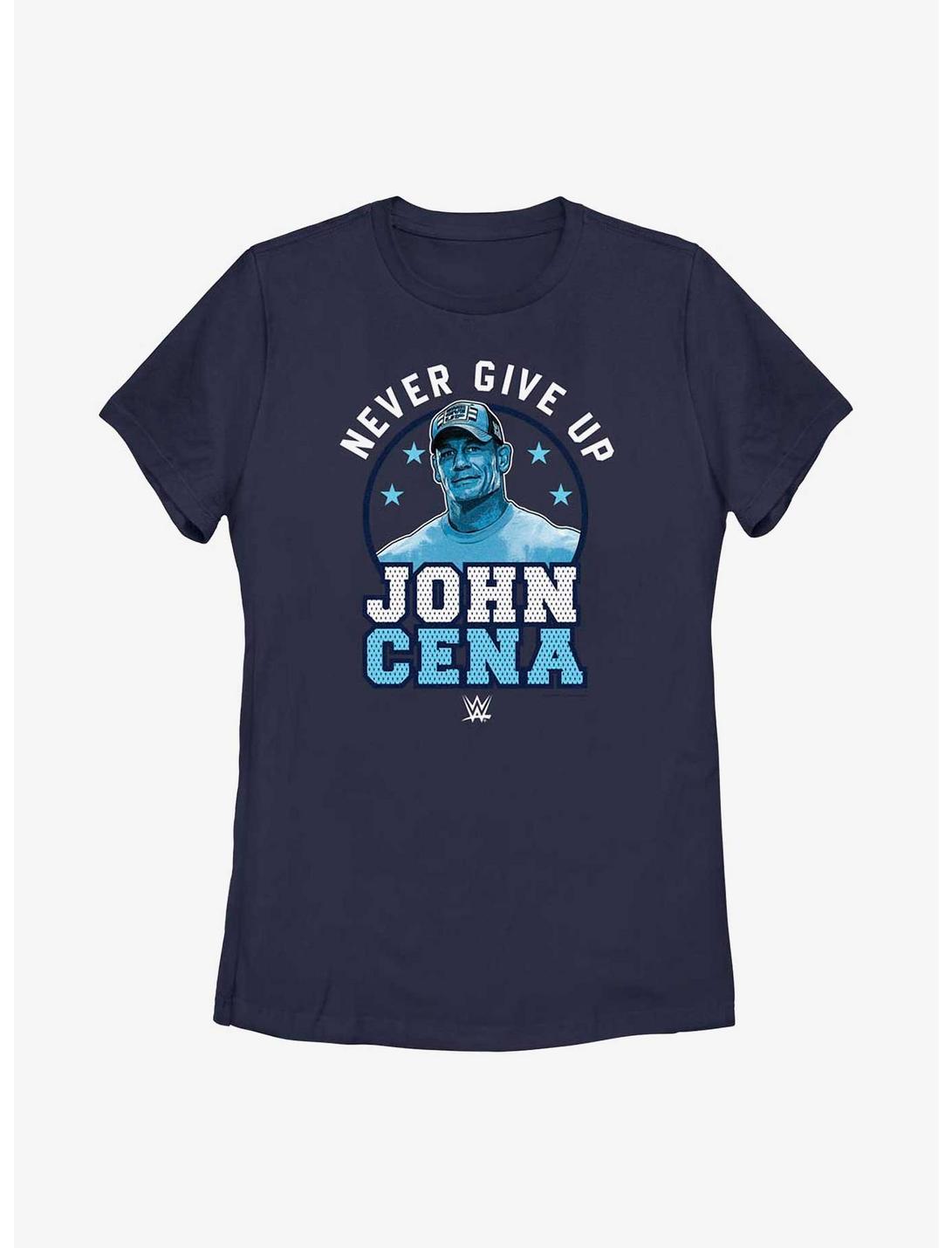 WWE John Cena Never Give Up Womens T-Shirt, NAVY, hi-res