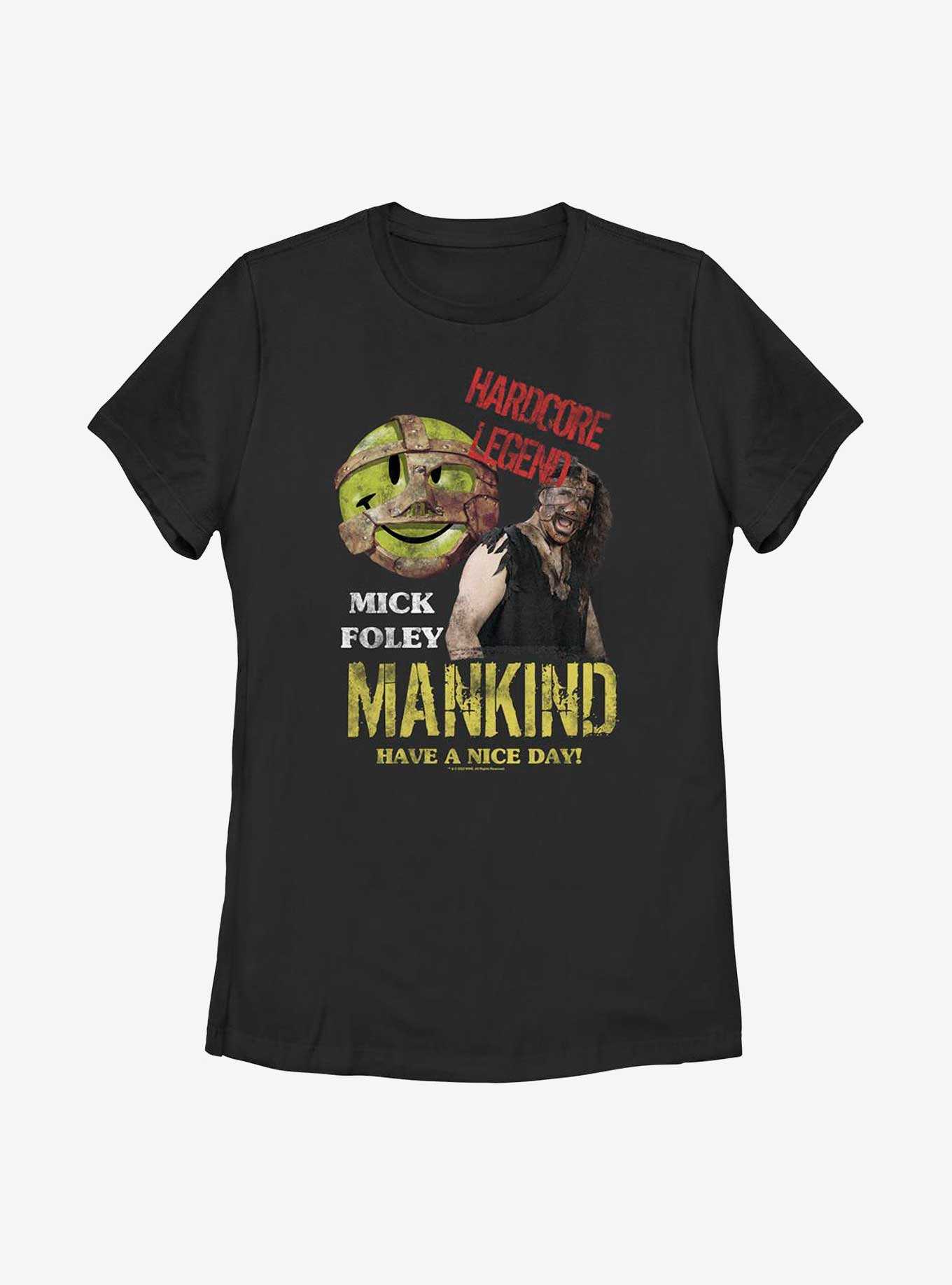 WWE Mick Foley Mankind Hardcore Legend Womens T-Shirt, , hi-res