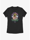 WWE Ultimate Warrior Retro Logo Womens T-Shirt, BLACK, hi-res