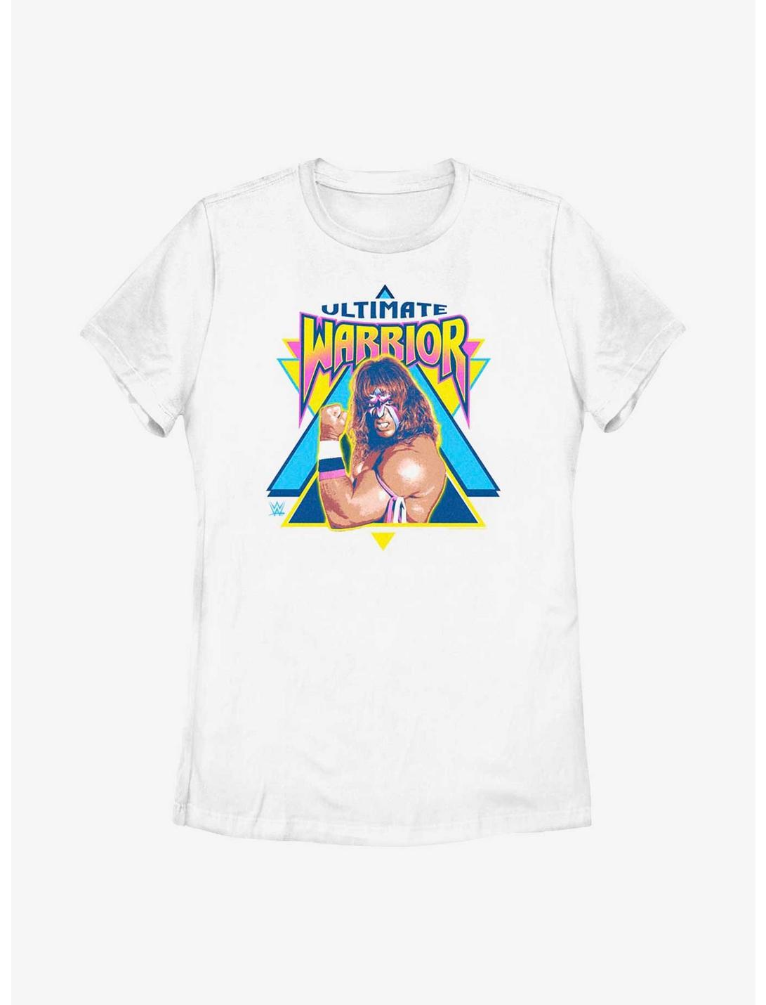 WWE Ultimate Warrior Triangle Logo Womens T-Shirt, WHITE, hi-res