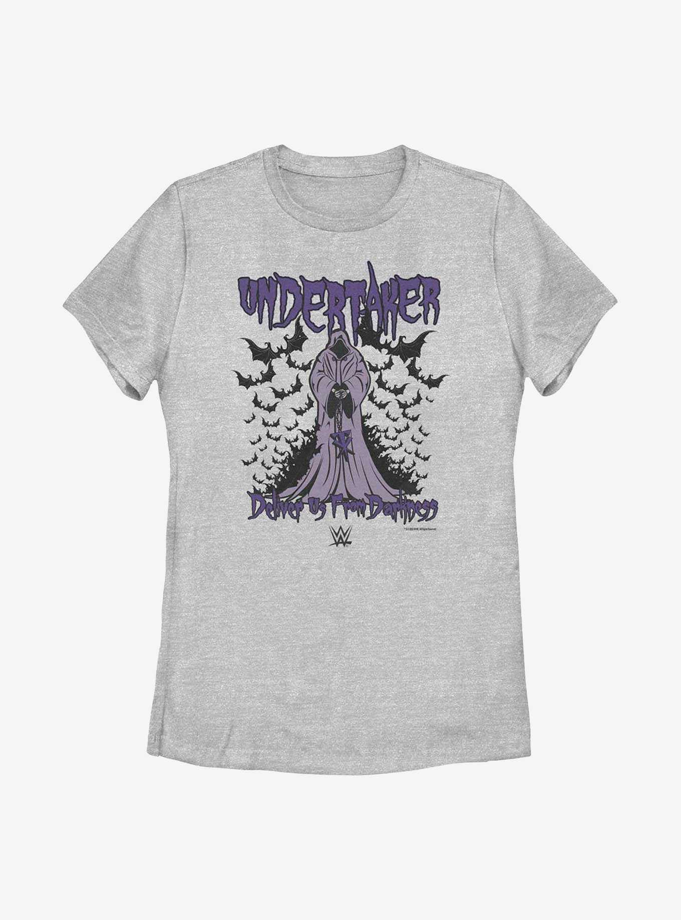 WWE The Undertaker Deliver Us From Darkness Womens T-Shirt, , hi-res