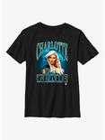 WWE Charlotte Flair Youth T-Shirt, BLACK, hi-res