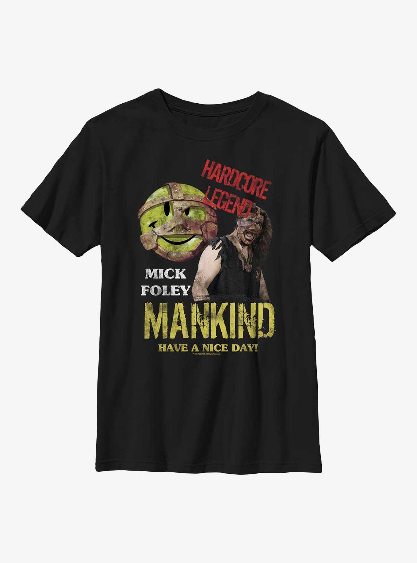 WWE Mick Foley Mankind Hardcore Legend Youth T-Shirt, , hi-res