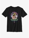 WWE Ultimate Warrior Retro Logo Youth T-Shirt, BLACK, hi-res