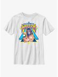 WWE Ultimate Warrior Triangle Logo Youth T-Shirt, WHITE, hi-res