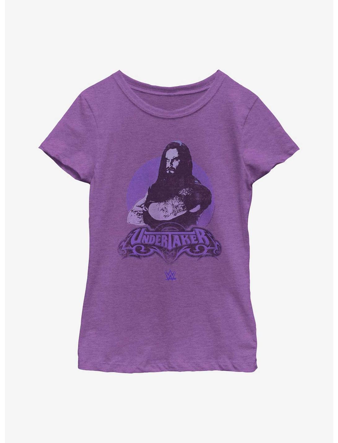 WWE The Undertaker Moon Youth Girls T-Shirt, PURPLE BERRY, hi-res