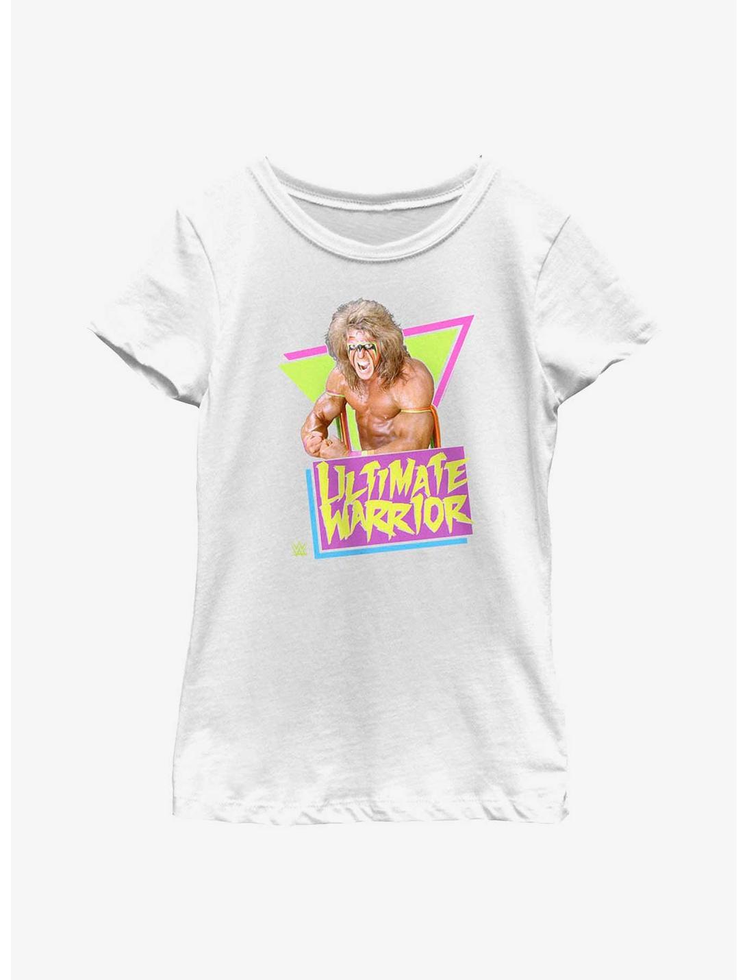 WWE Ultimate Warrior Triangle Icon Youth Girls T-Shirt, WHITE, hi-res