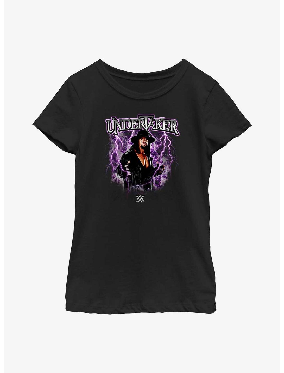 WWE The Undertaker Lightning Storm  Youth Girls T-Shirt, BLACK, hi-res