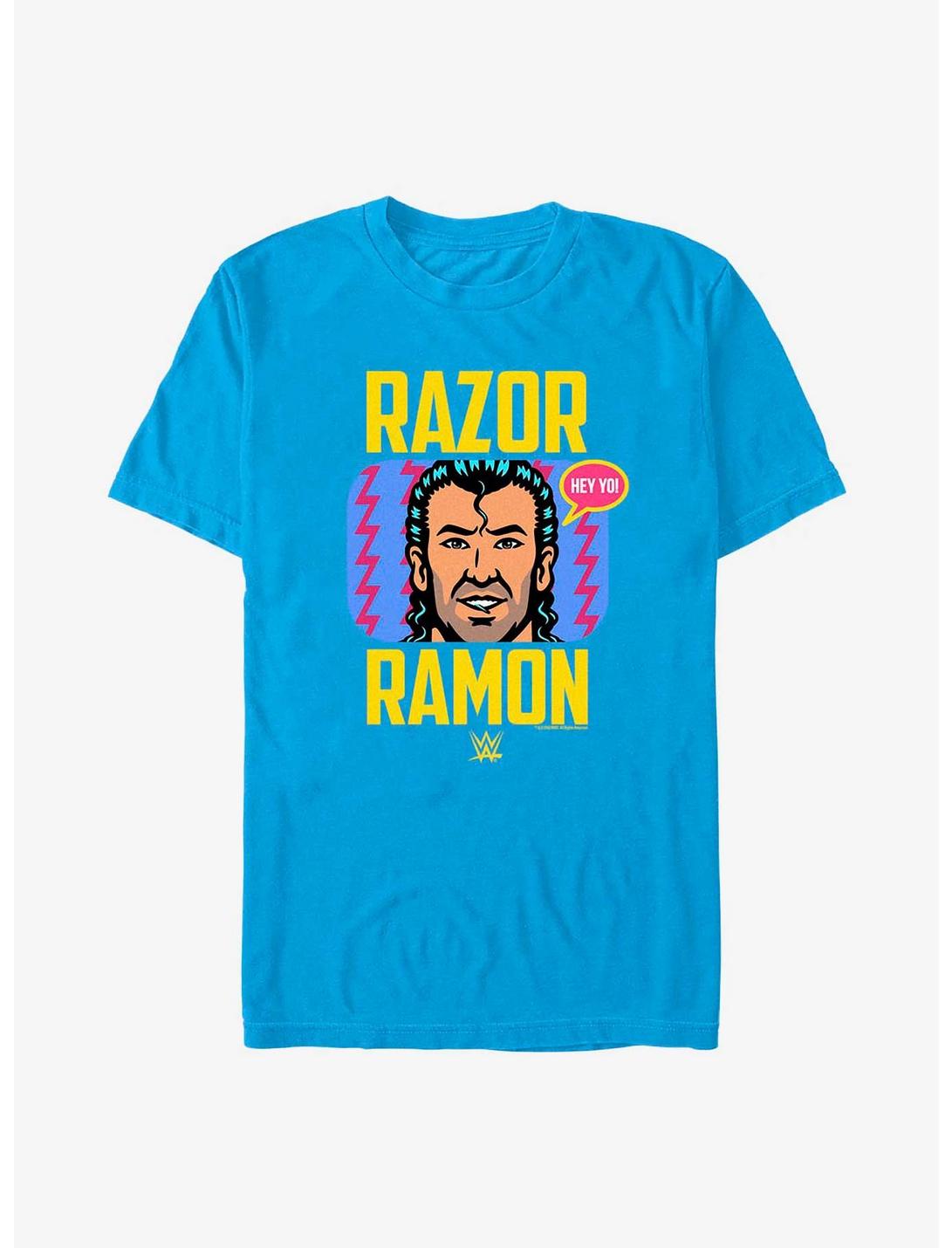 WWE Razor Ramon Scott Hall Retro T-Shirt, TURQ, hi-res
