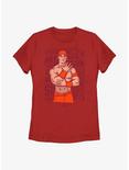 WWE John Cena Motto Womens T-Shirt, RED, hi-res