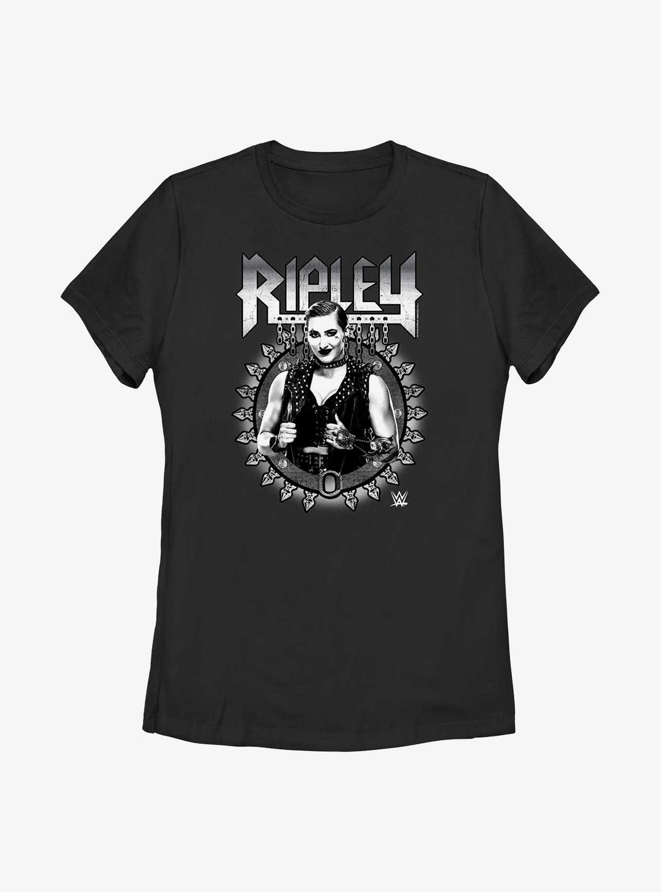 WWE Rhea Ripley Womens T-Shirt, BLACK, hi-res