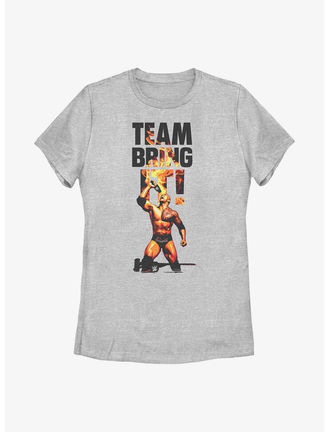 WWE The Rock Team Bring It! Photo Womens T-Shirt, ATH HTR, hi-res