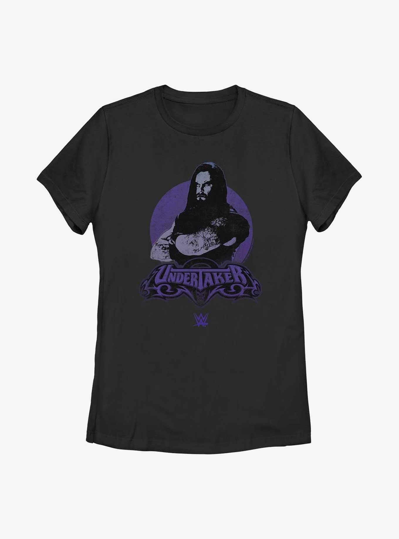 WWE The Undertaker Moon Womens T-Shirt, BLACK, hi-res