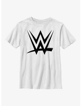 Plus Size WWE Black Logo Youth T-Shirt, , hi-res