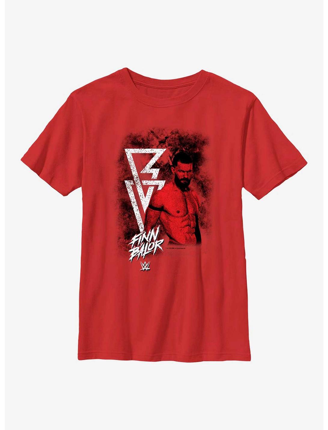 WWE Finn Balor Youth T-Shirt, RED, hi-res