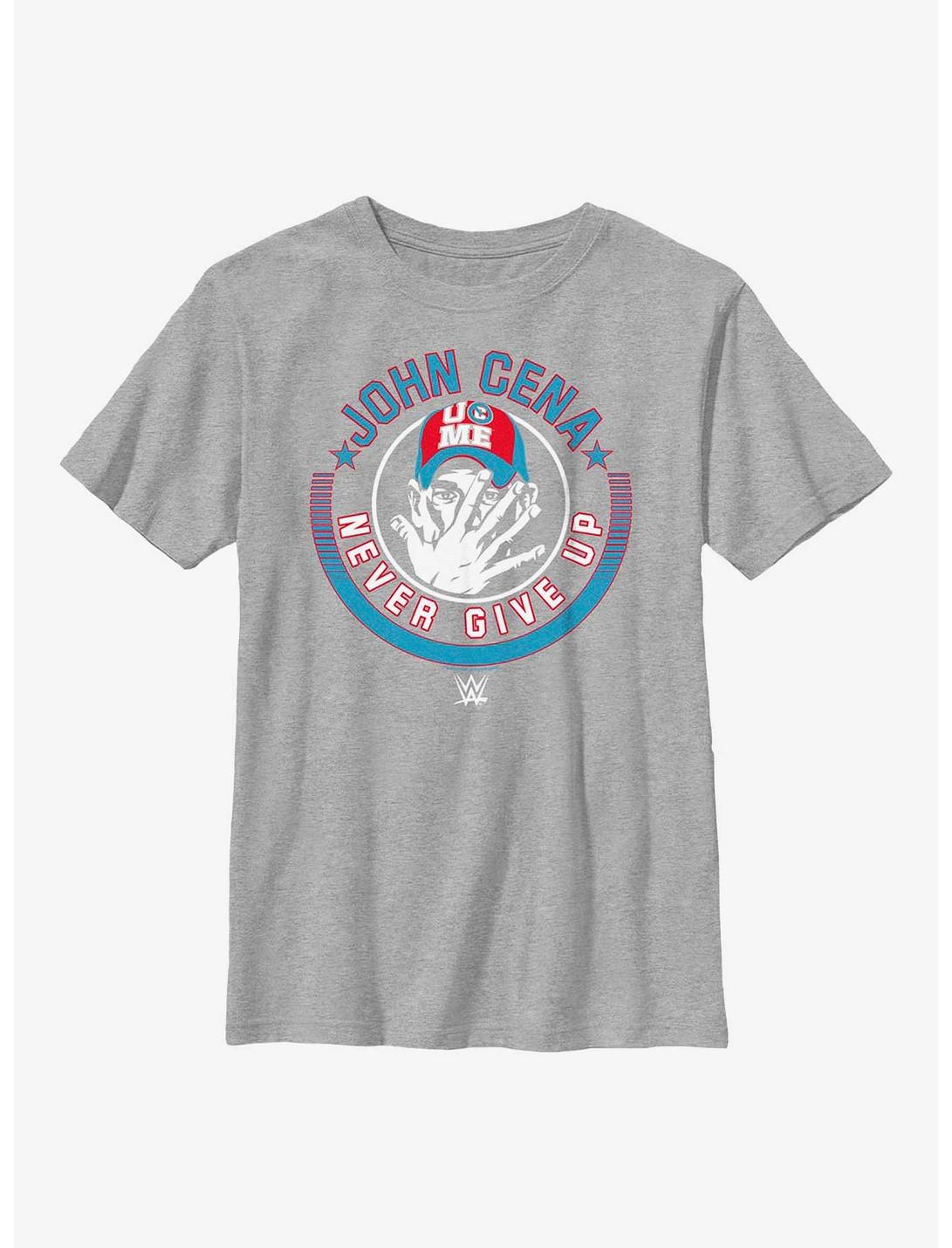 WWE John Cena Never Give Up Icon Youth T-Shirt, ATH HTR, hi-res