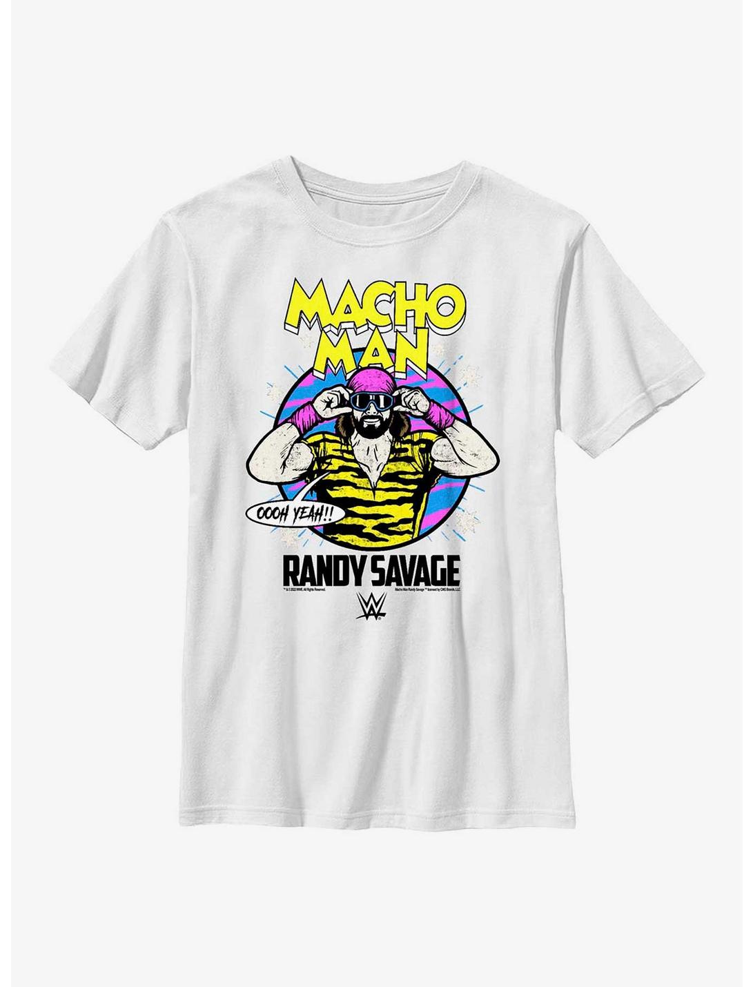 WWE Macho Man Randy Savage Oooh Yea! Youth T-Shirt, WHITE, hi-res