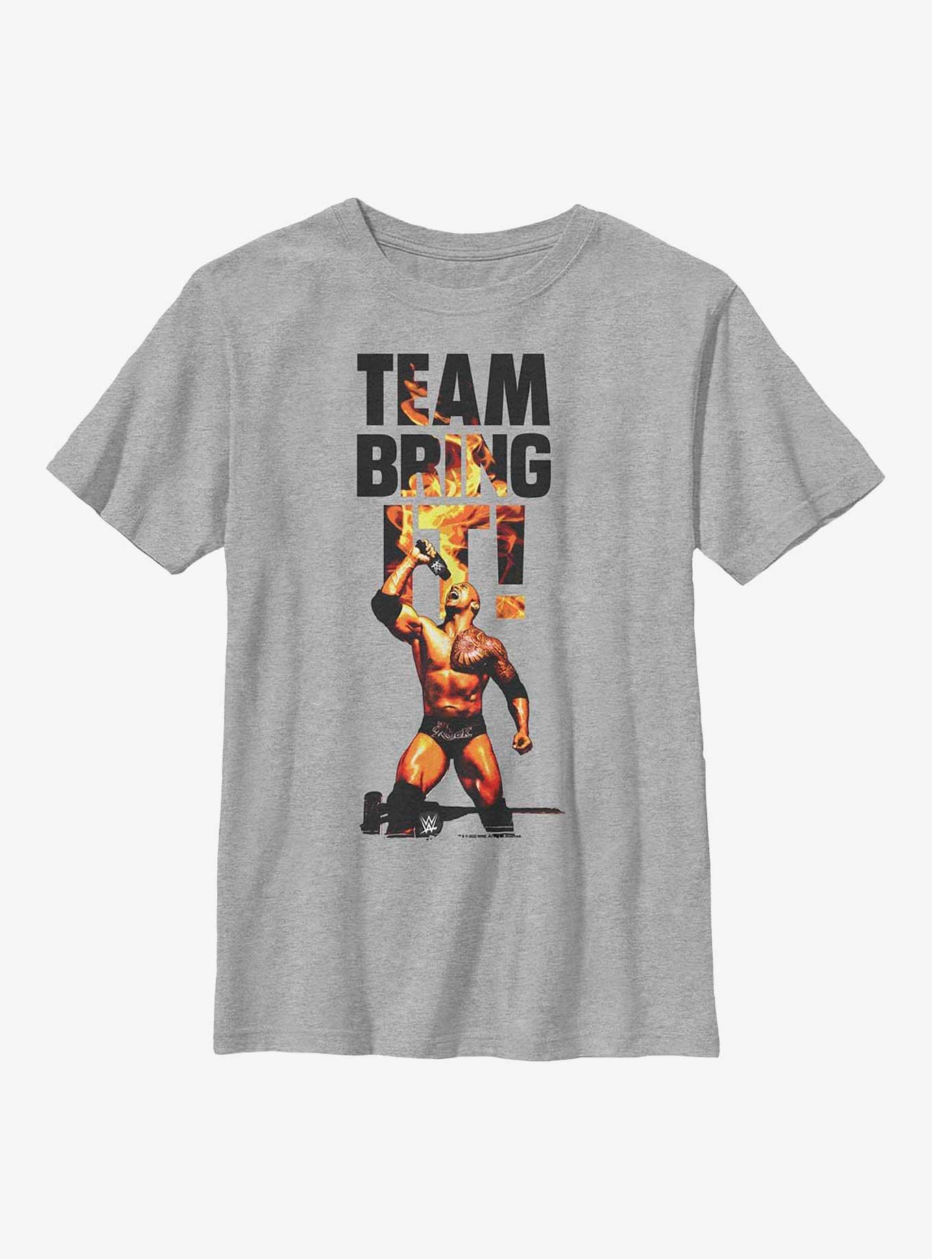 WWE The Rock Team Bring It! Photo Youth T-Shirt, , hi-res