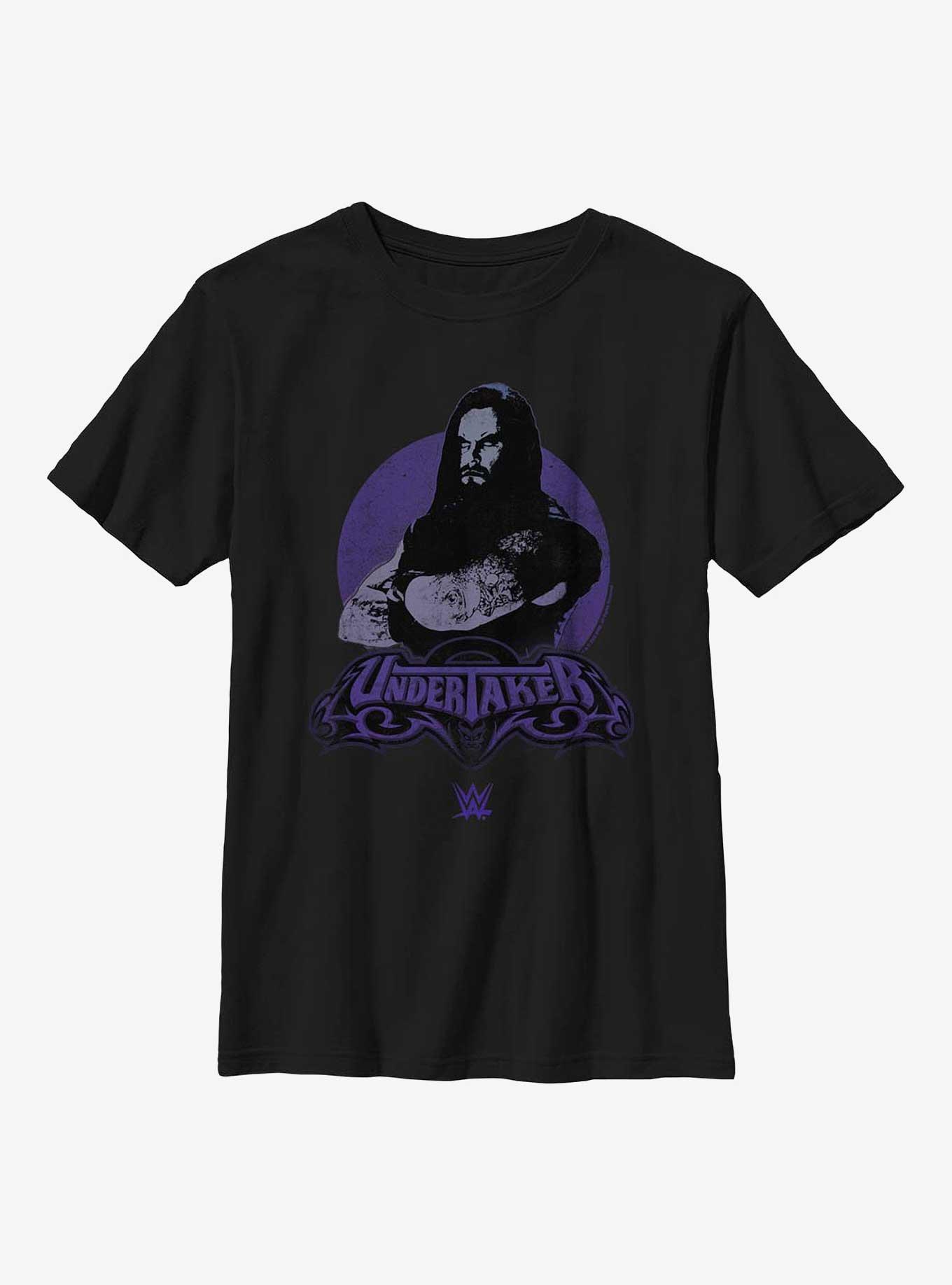 WWE The Undertaker Moon Youth T-Shirt, BLACK, hi-res