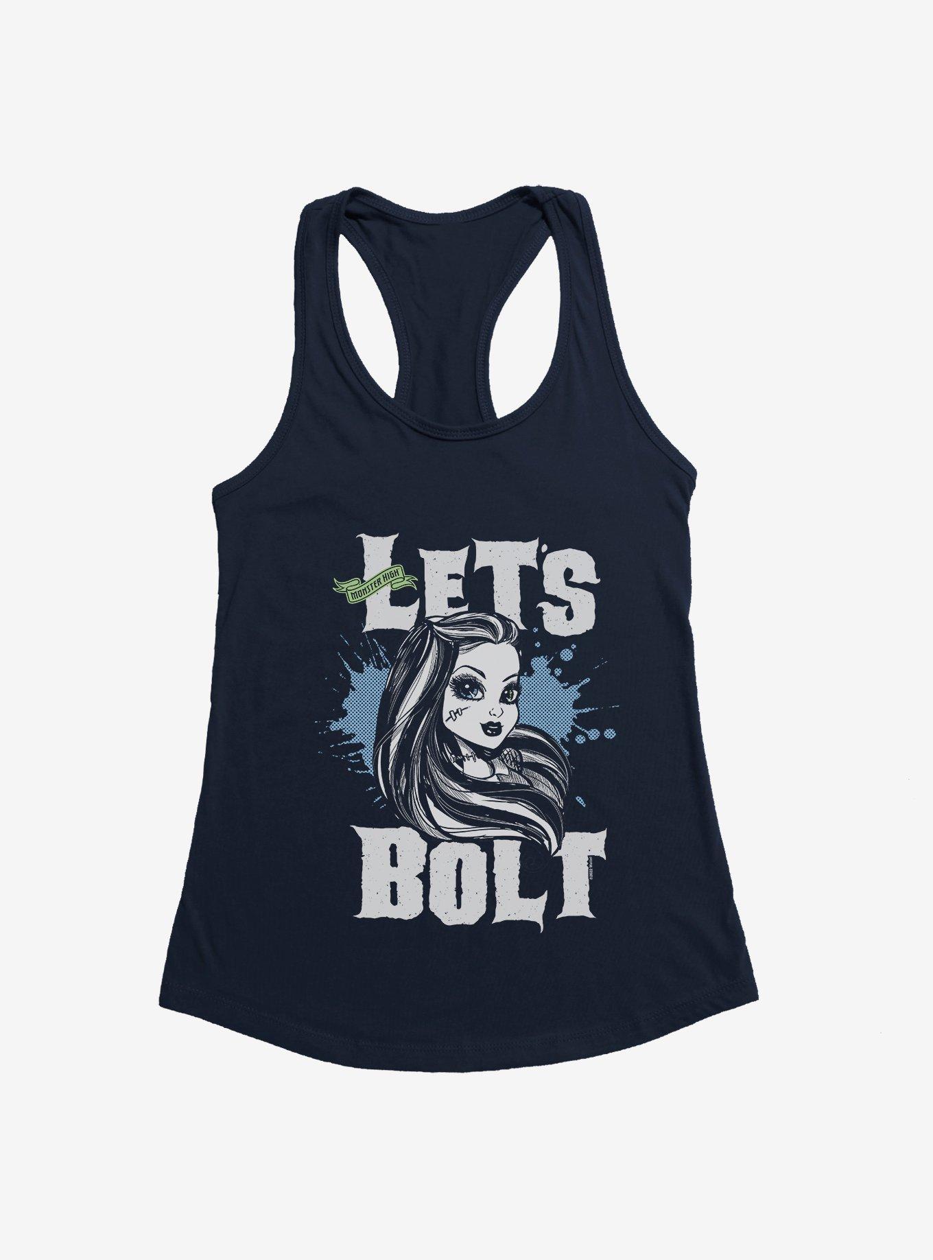 Monster High Let's Bolt Womens Tank Top, MIDNIGHT NAVY, hi-res