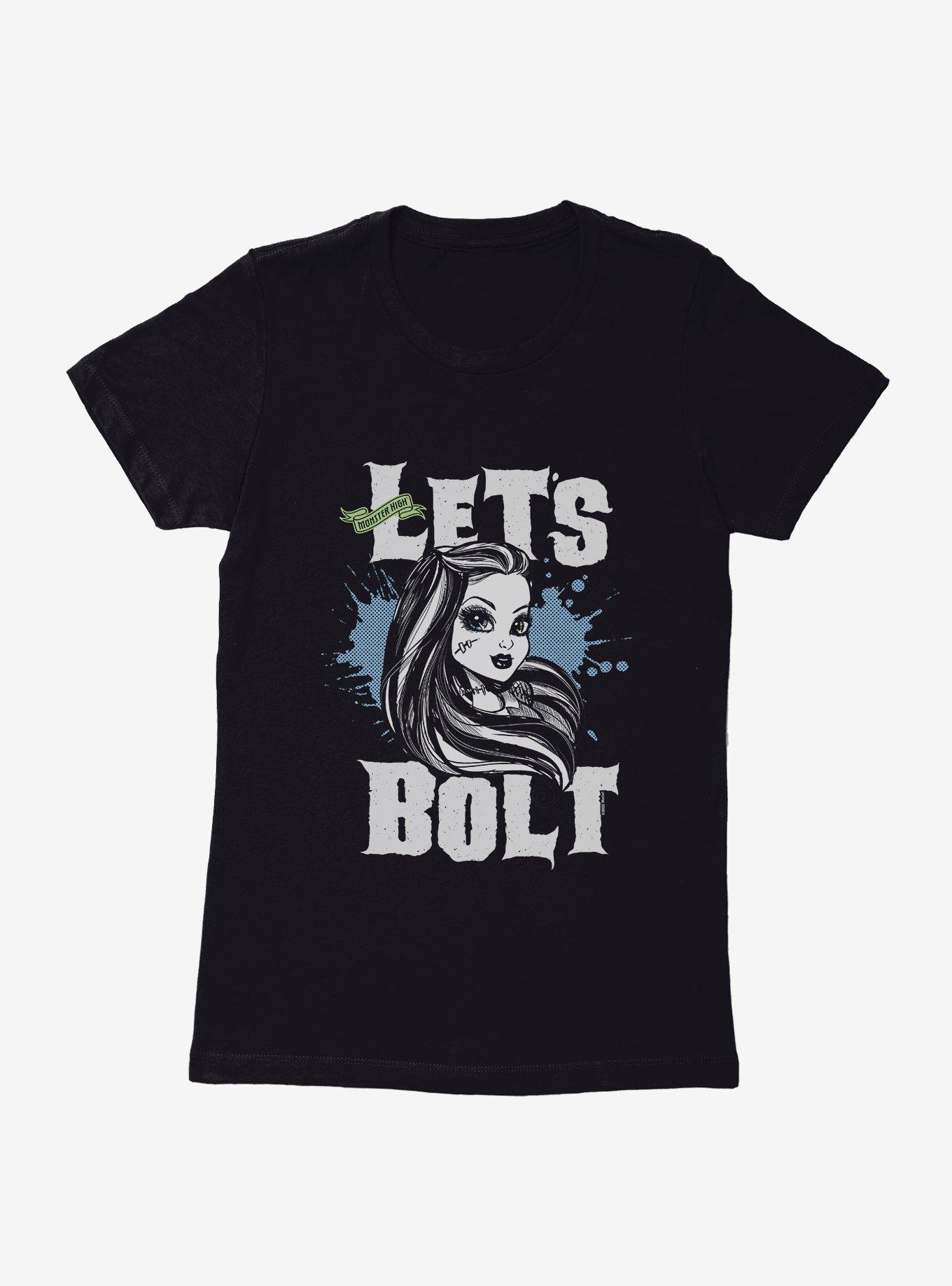 Monster High Let's Bolt Womens T-Shirt, BLACK, hi-res