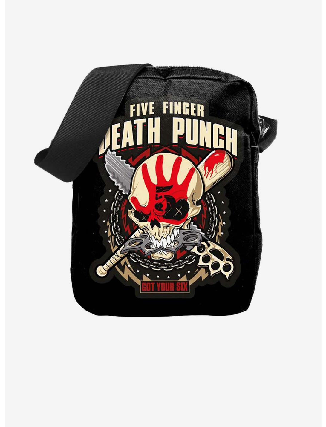 Rocksax Five Finger Death Punch Got Your Six Crossbody Bag, , hi-res