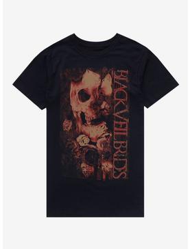 Black Veil Brides Skulls & Roses Boyfriend Fit Girls T-Shirt, , hi-res