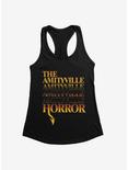 The Amityville Horror Logo Womens Tank Top, BLACK, hi-res