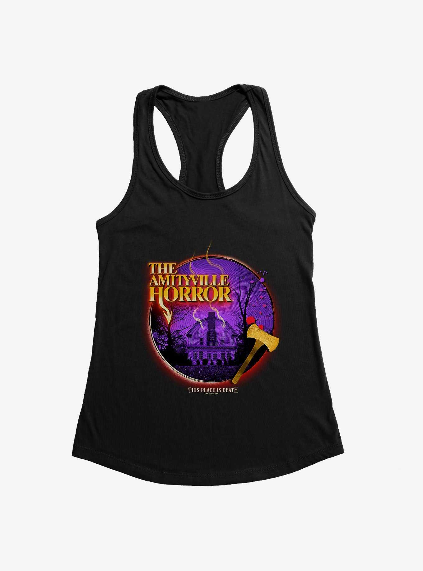The Amityville Horror This Place Is Death Womens Tank Top, , hi-res
