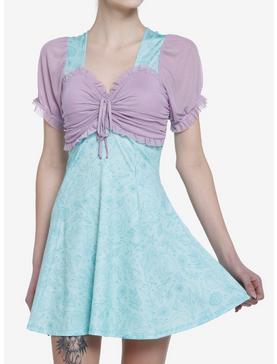 Plus Size Her Universe Disney The Little Mermaid Lace-Up Sweetheart Dress, , hi-res