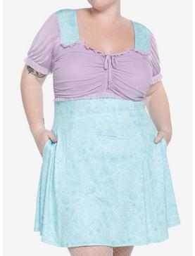 Her Universe Disney The Little Mermaid Lace-Up Sweetheart Dress Plus Size, , hi-res