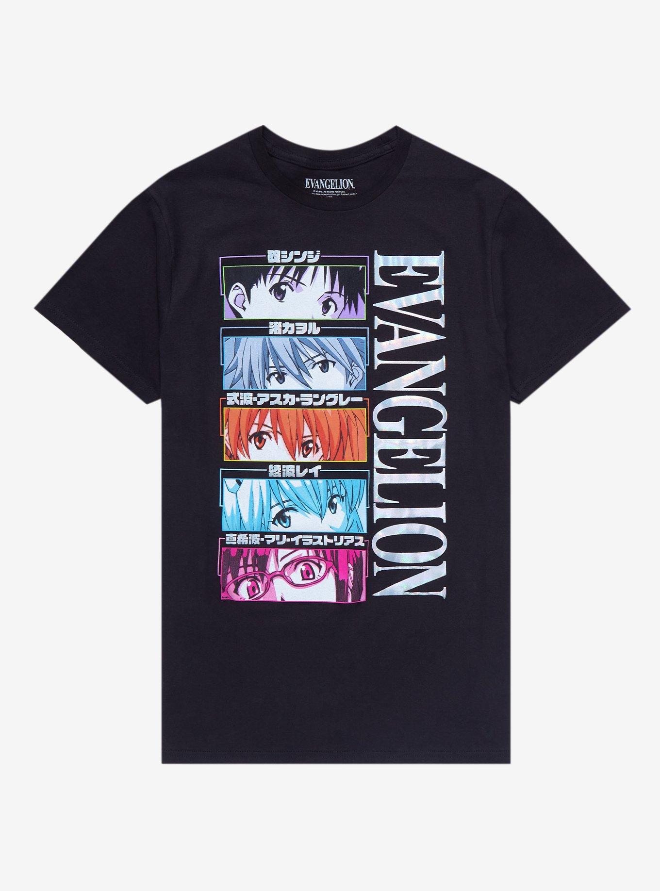 Neon Genesis Evangelion Colored Eyes T-Shirt | Hot Topic