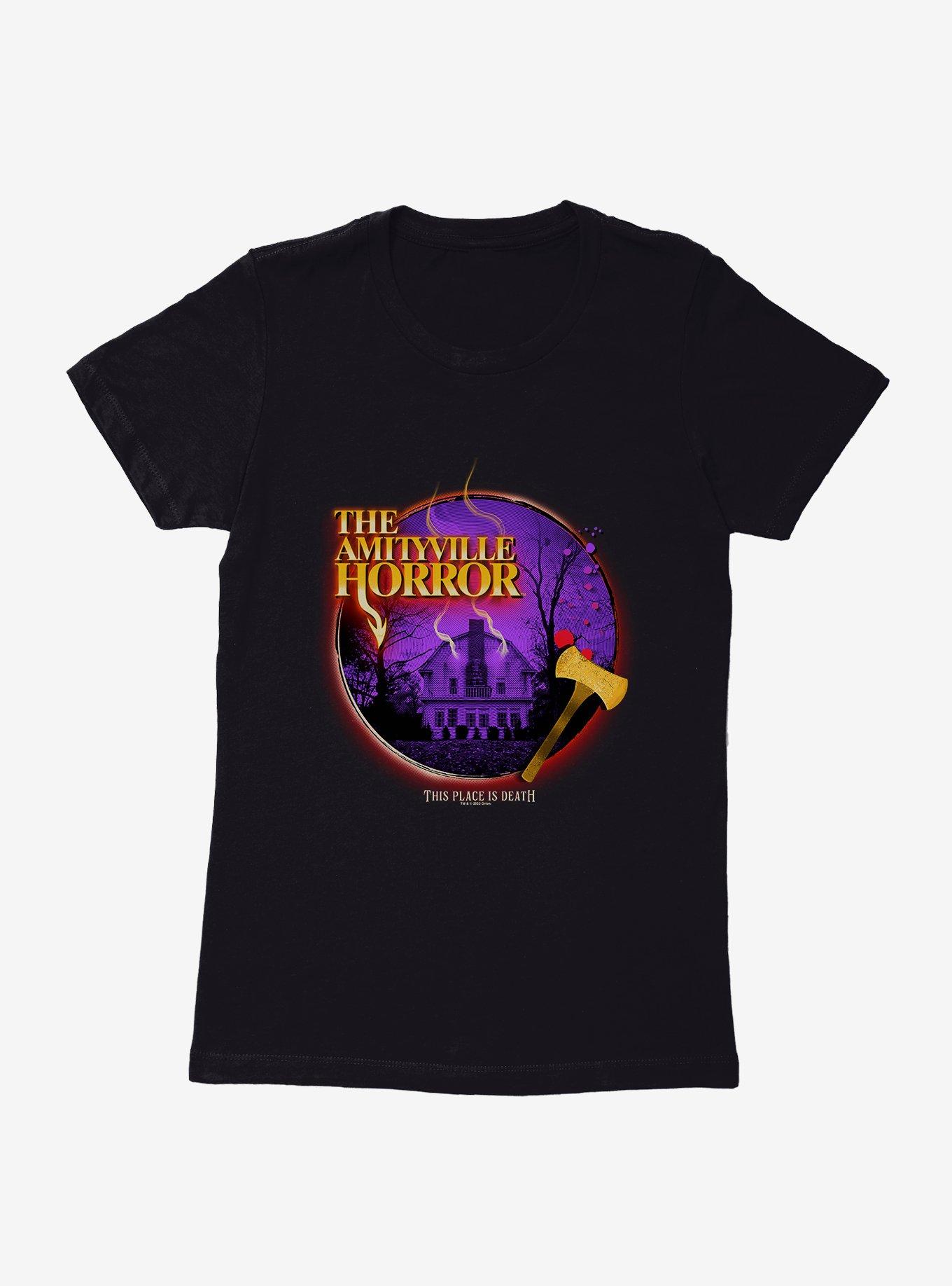 The Amityville Horror This Place Is Death Womens T-Shirt, , hi-res