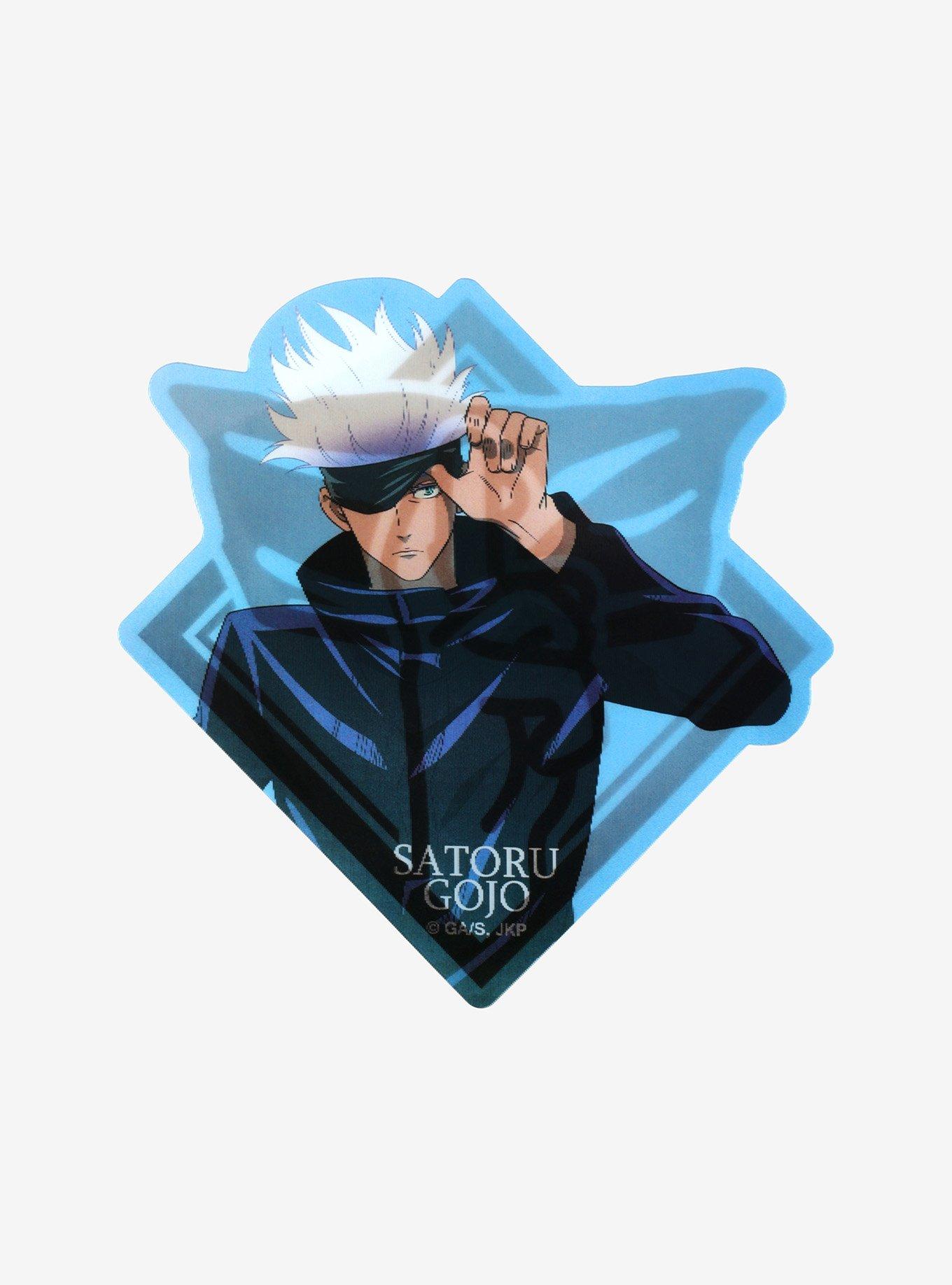 Jujutsu Kaisen Satoru Gojo Portrait & Symbol Lenticular Sticker - BoxLunch Exclusive, , hi-res