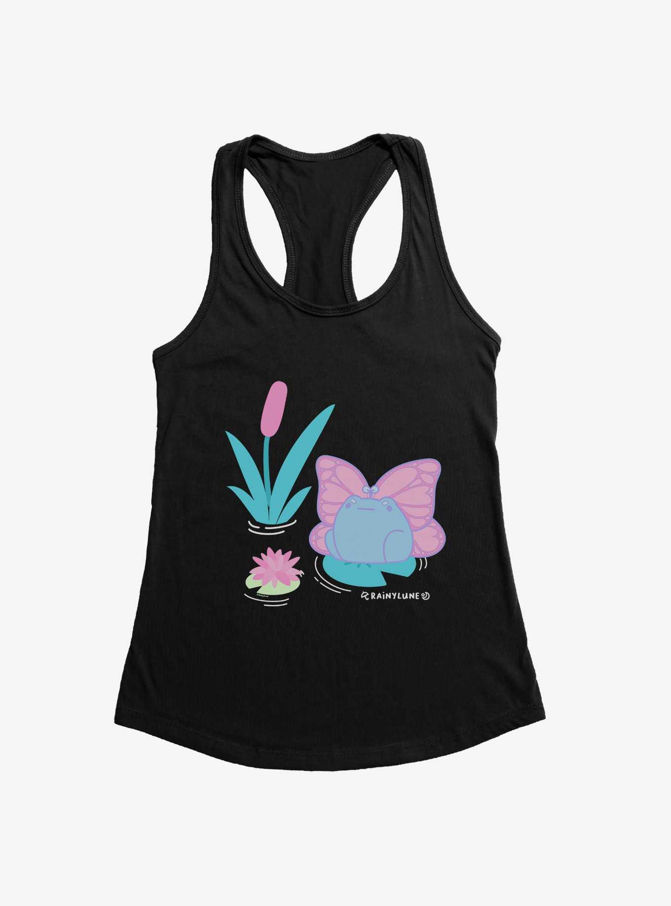 Rainylune Sprout The Frog Butterfly Girls Tank, , hi-res