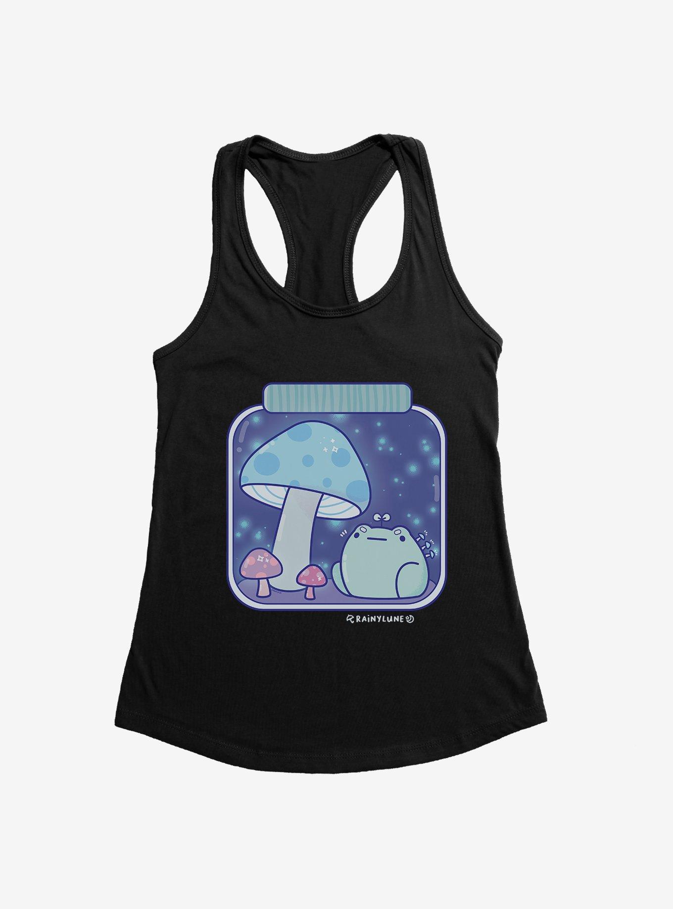 Rainylune Sprout The Frog Mushroom Jar Girls Tank, , hi-res