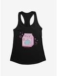 Rainylune Sprout The Frog Strawberry Milk Girls Tank, BLACK, hi-res