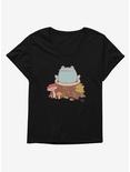 Rainylune Son The Frog Stump Girls T-Shirt Plus Size, BLACK, hi-res