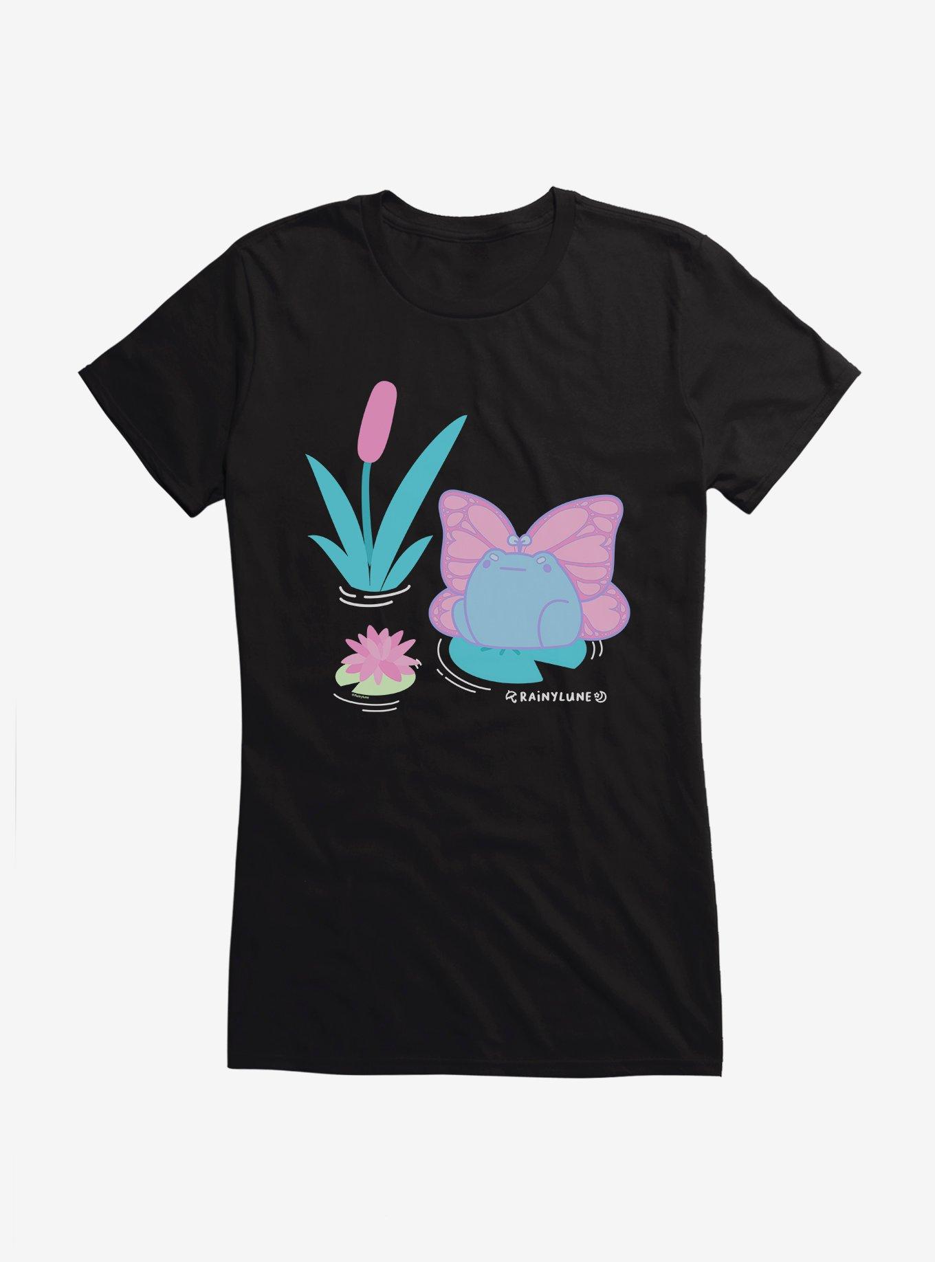 Rainylune Sprout The Frog Butterfly Girls T-Shirt