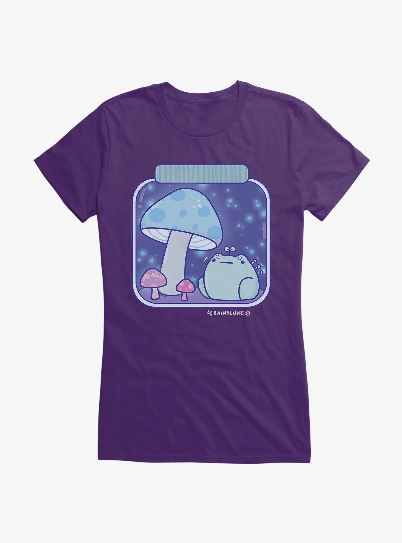 Rainylune Sprout The Frog Mushroom Jar Girls T-Shirt, , hi-res