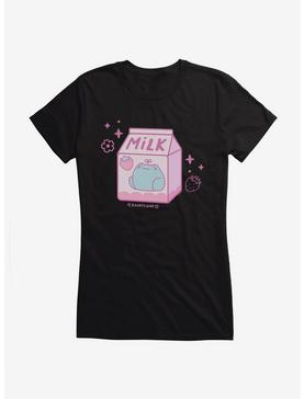 Rainylune Sprout The Frog Strawberry Milk Girls T-Shirt, , hi-res