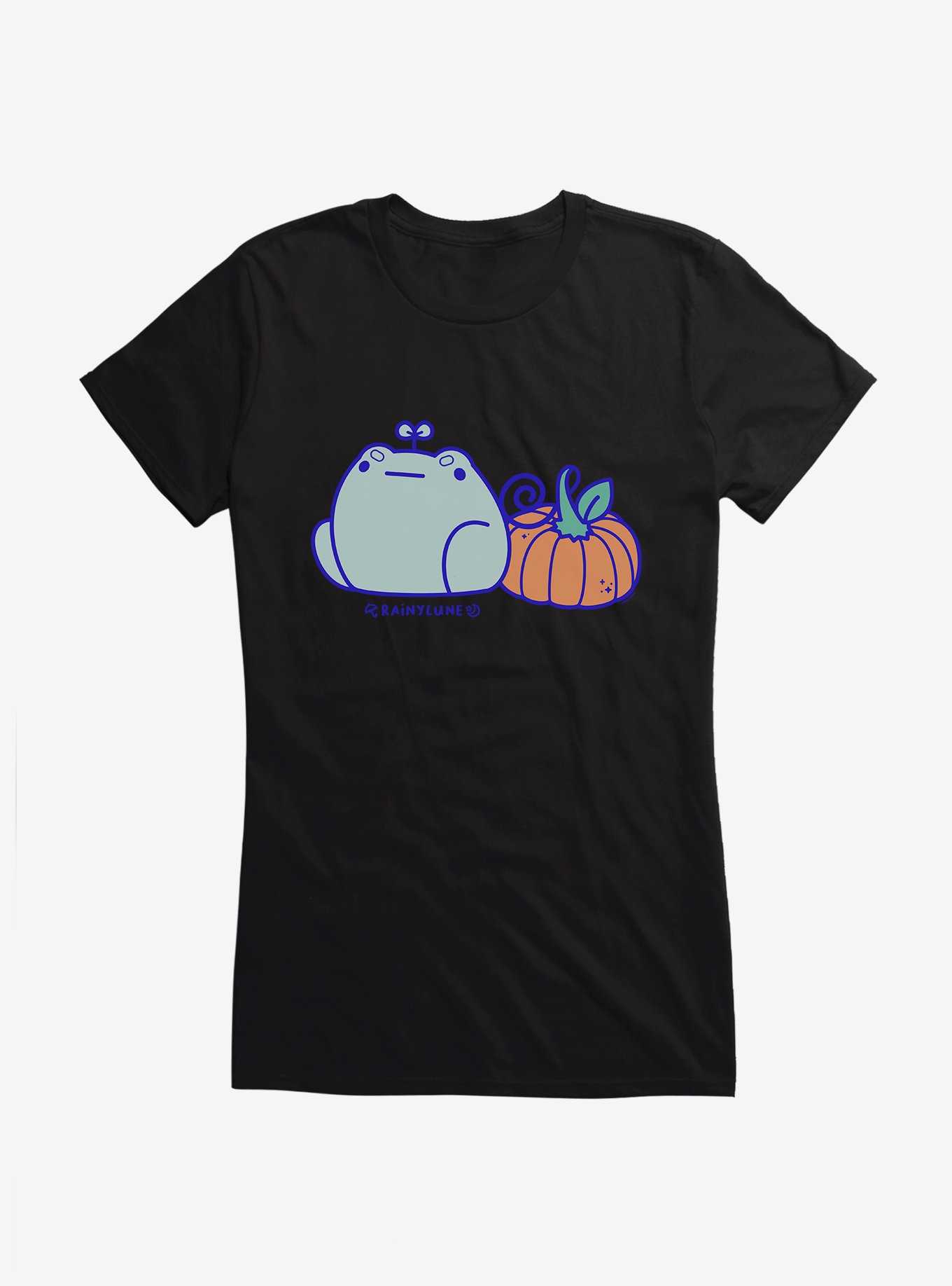 Rainylune Sprout The Frog Pumpkin Girls T-Shirt, , hi-res