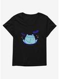Rainylune Friend The Frog Knife Girls T-Shirt Plus Size, BLACK, hi-res