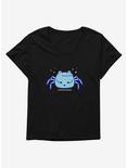 Rainylune Friend The Frog Strawberry Girls T-Shirt Plus Size, BLACK, hi-res