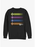 Nintendo Splatoon Inkling Squid Rainbow Sweatshirt, BLACK, hi-res