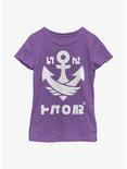 Nintendo Splatoon Splat Badge Anchor Youth Girls T-Shirt, PURPLE BERRY, hi-res