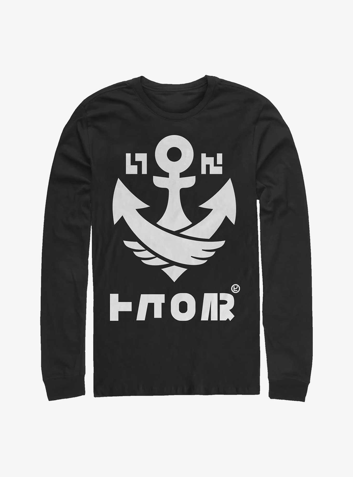 Nintendo Splatoon Splat Badge Anchor Long-Sleeve T-Shirt, , hi-res