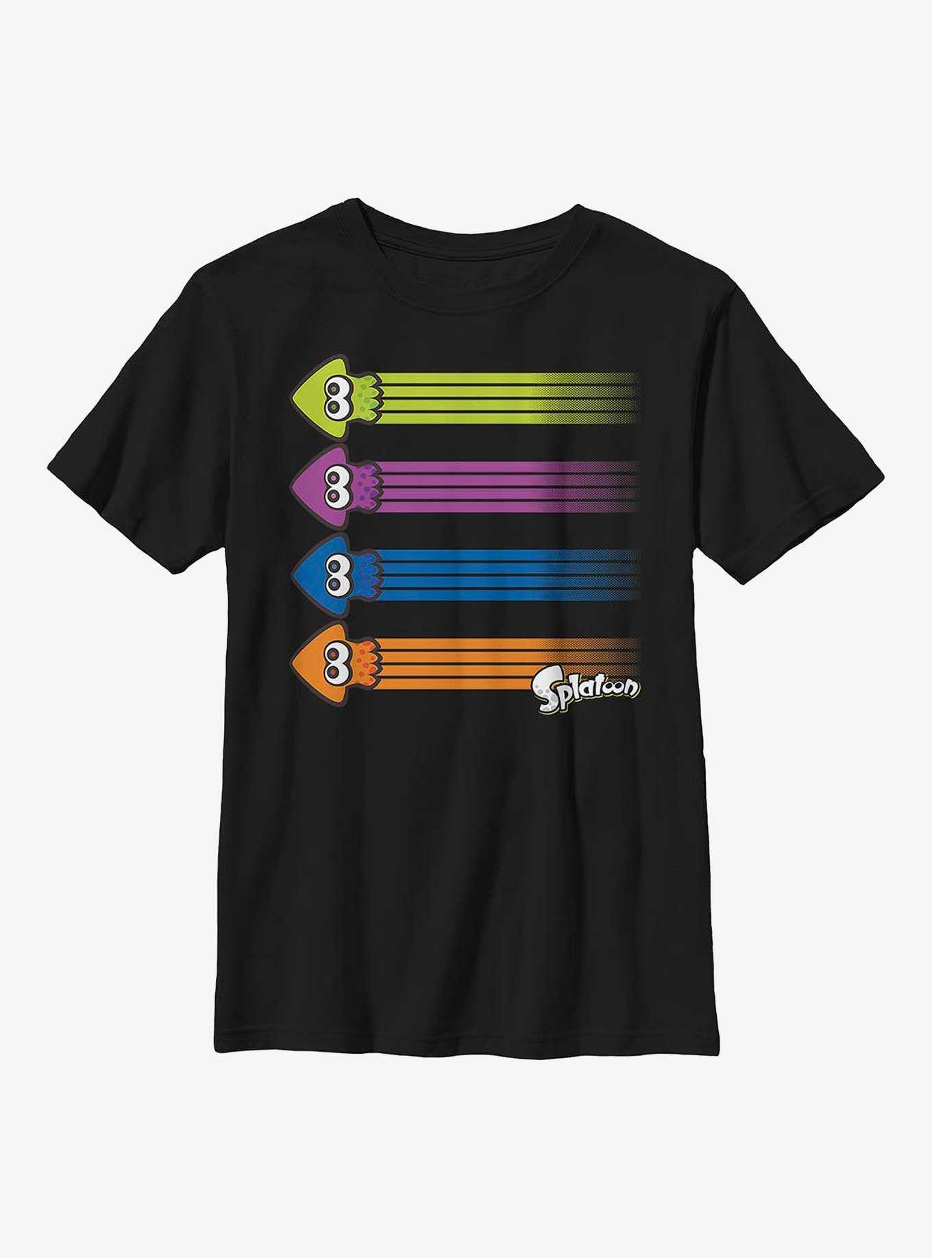 Nintendo Splatoon Inkling Squid Rainbow Youth T-Shirt, , hi-res