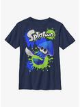 Nintendo Splatoon Spleediddle Splat Youth T-Shirt, NAVY, hi-res